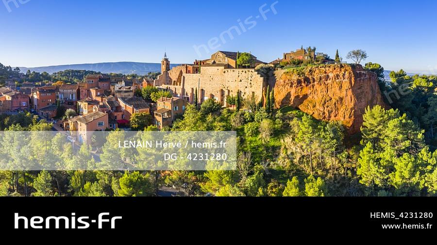 Hemis France Vaucluse Parc Naturel Regional Luberon Roussillon Beaux