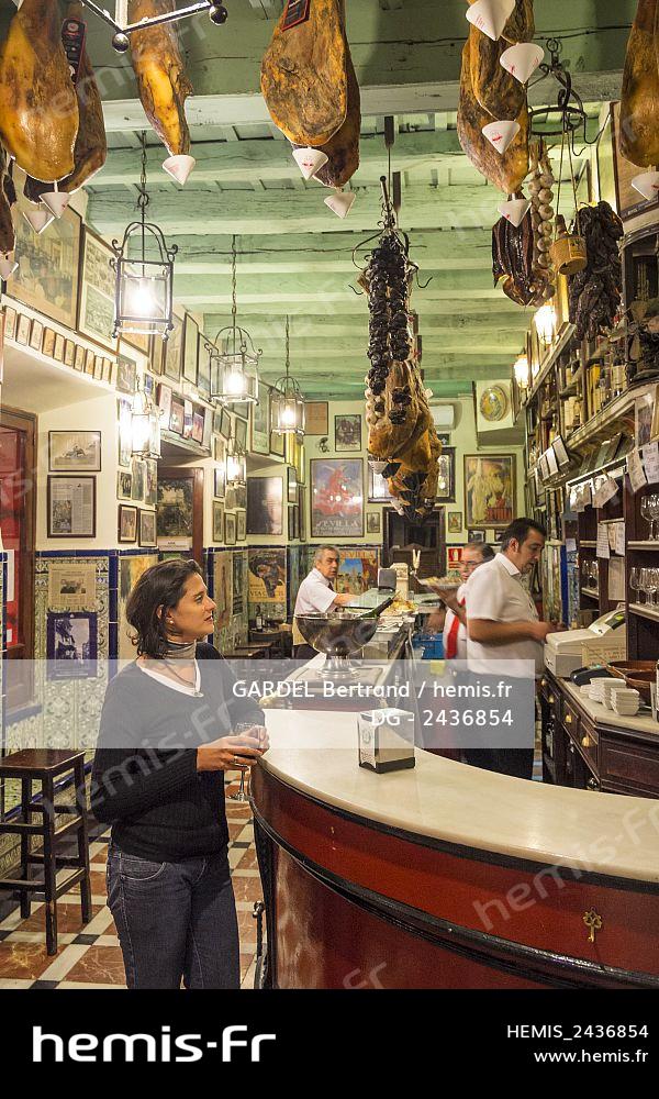 Hemis : Espagne andalousie seville quartier santa cruz bar tapas las teresas