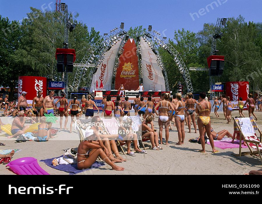 Hemis Coca Cola Beach Siofok Bord Lac Balaton Hongrie Europe