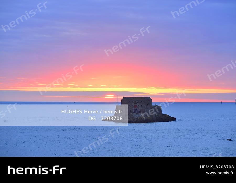 Hemis France Ille Et Vilaine Saint Malo Baie Coucher