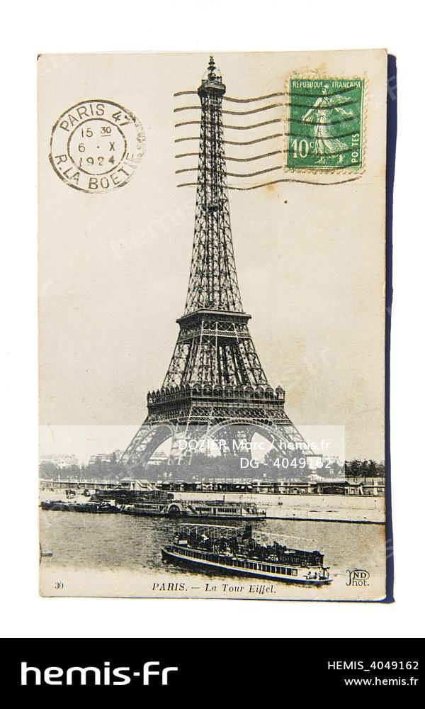 Hemis France Paris Quartier Grenelle Carte Postale Ancienne Tour Eiffel