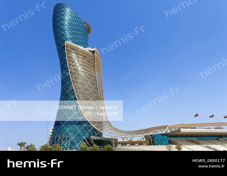 Hemis Emirats Arabes Unis Abou Dhabi Hotel Hyatt Capital Gate Cabinet Architectes Rmjm